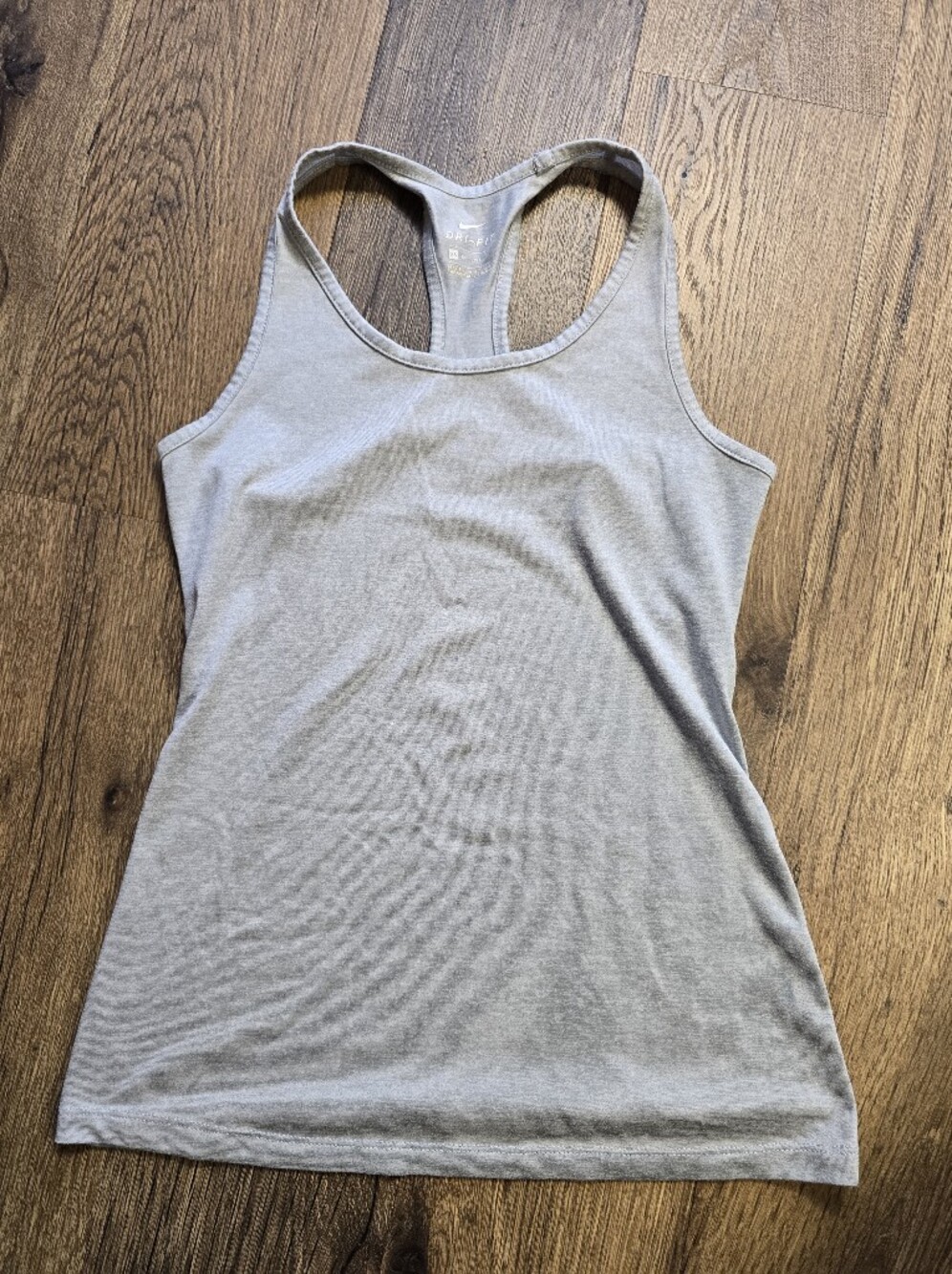 Nike Women's Light Gray Racerback Tank